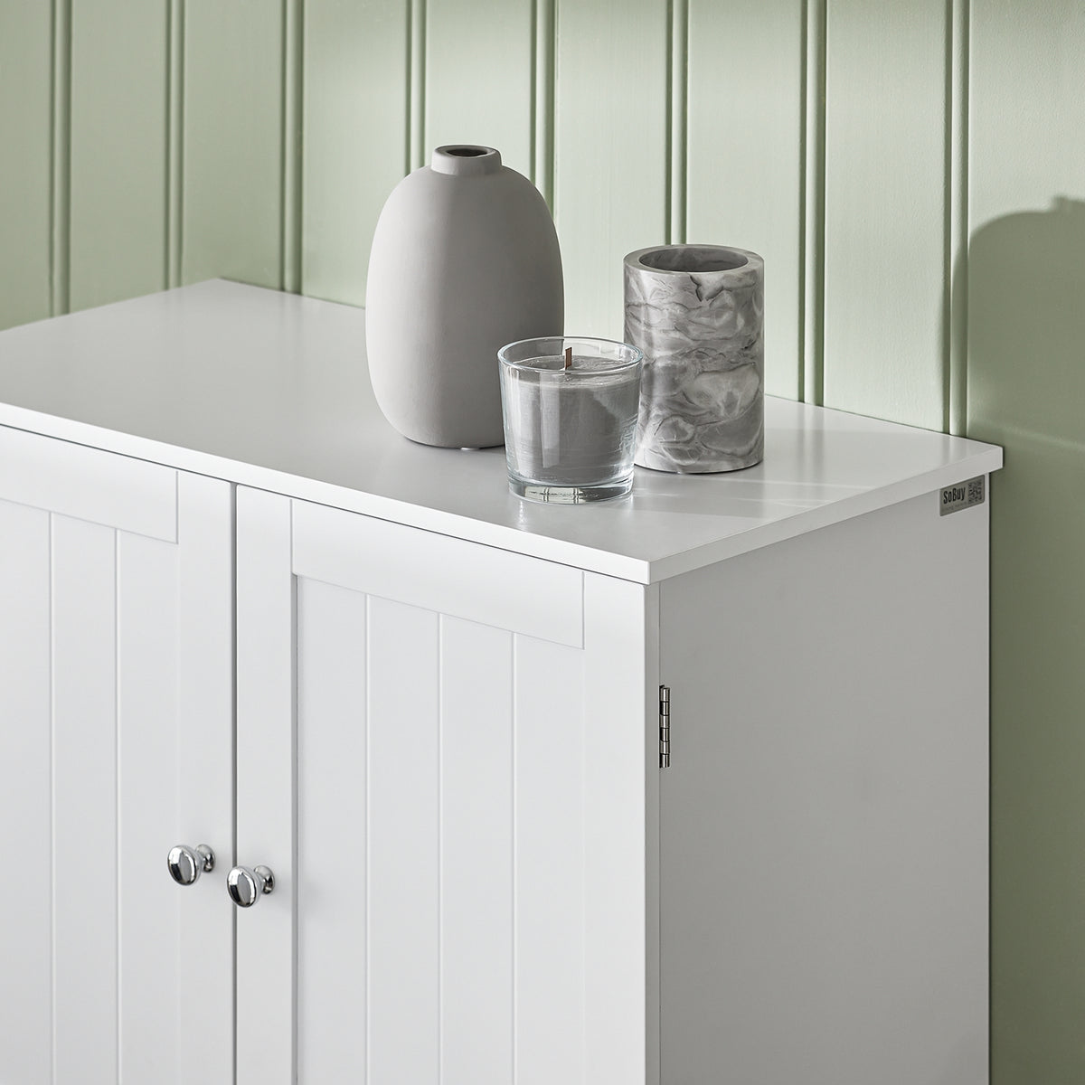 SoBuy BZR84-W, Bathroom Wall Cabinet Medicine Cabinet Storage Cabinet Cupboard, White