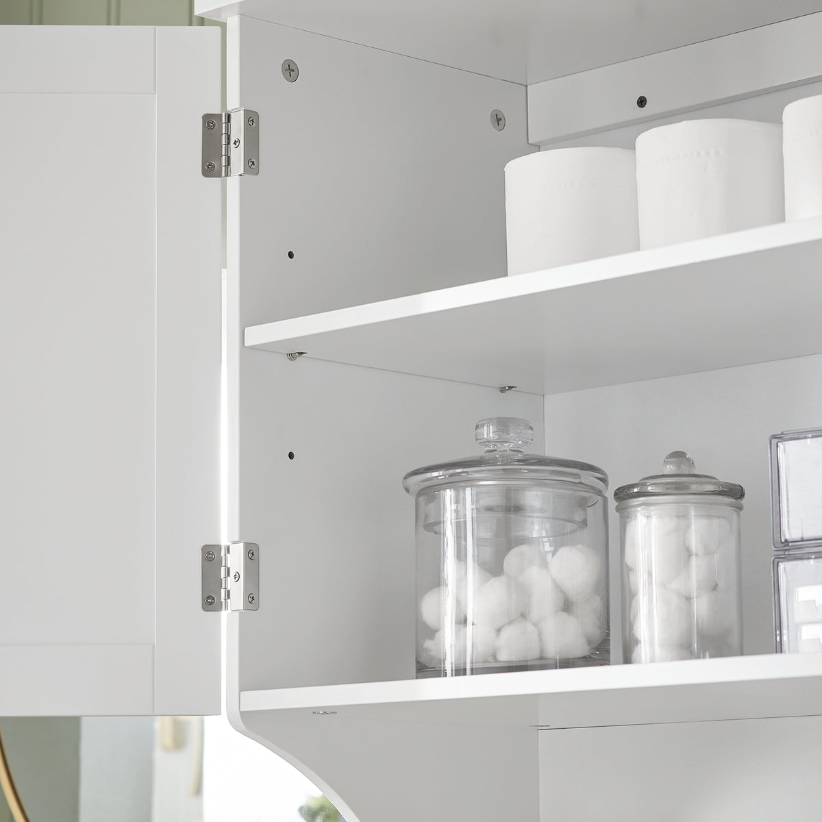 SoBuy BZR84-W, Bathroom Wall Cabinet Medicine Cabinet Storage Cabinet Cupboard, White