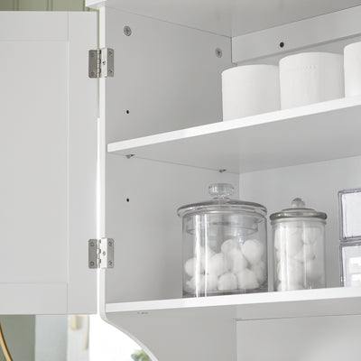 SoBuy BZR84-W, Bathroom Wall Cabinet Medicine Cabinet Storage Cabinet Cupboard, White