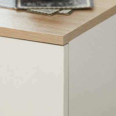 SoBuy FBT111-WNx2 narrow bedside cabinet assembly hardware detail