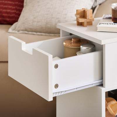 SoBuy FBT134-W, Mobile Storage Cabinet Side Cabinet File Cabinet, White