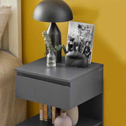 SoBuy FBT49-HG, Bedside Table Night Stand Side Table End Table Coffee Table