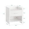 SoBuy FBT66-W, Side Table End Table Bedside Table Night Table Stand with Drawer