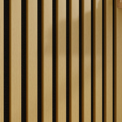 SoBuy FHK40-N, Acoustic Slat Wall Panel Shelf with 3 Hooks & 2 Removable Shelves, Entryway, Natural, 120x19x120cm - view 10