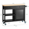 SoBuy FKW115-SCH, Kitchen Trolley Cart Storage Trolley Kitchen Cabinet Sideboard