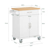 SoBuy FKW13-WN, Kitchen Storage Trolley Cart + Free Bathtub Rack FRG104-N