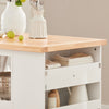 SoBuy FKW97-WN, Kitchen Storage Trolley + Free Kitchen Hanging Shelf FRG150-W