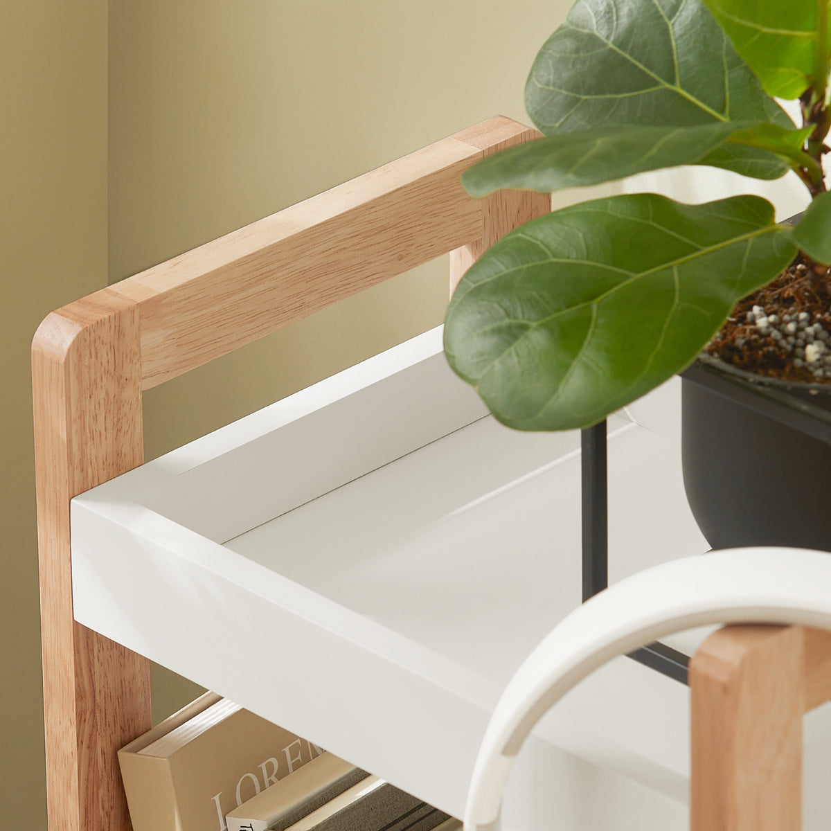 SoBuy FRG226-WN, 3 Tiers Bathroom Shelf Storage Display Shelf Rack Organizer Shelving Unit, White