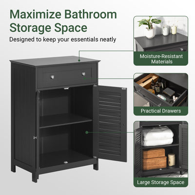 SoBuy FRG238-DG spacious drawer storage for toiletries and bathroom essentials