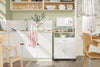 SoBuy FSB09-W, Microwave Shelf, Kitchen Wheeled Storage Trolley, Kitchen Cabinet Unit