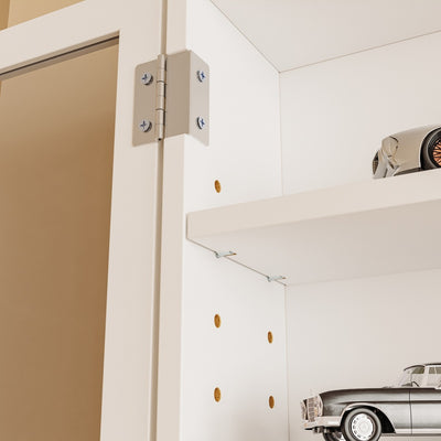 SoBuy FSB113-W, Wooden Wall Cabinet with 2 Doors, Adjustable Shelves Display Cupboard, White, 80x12.2x60cm - view 6