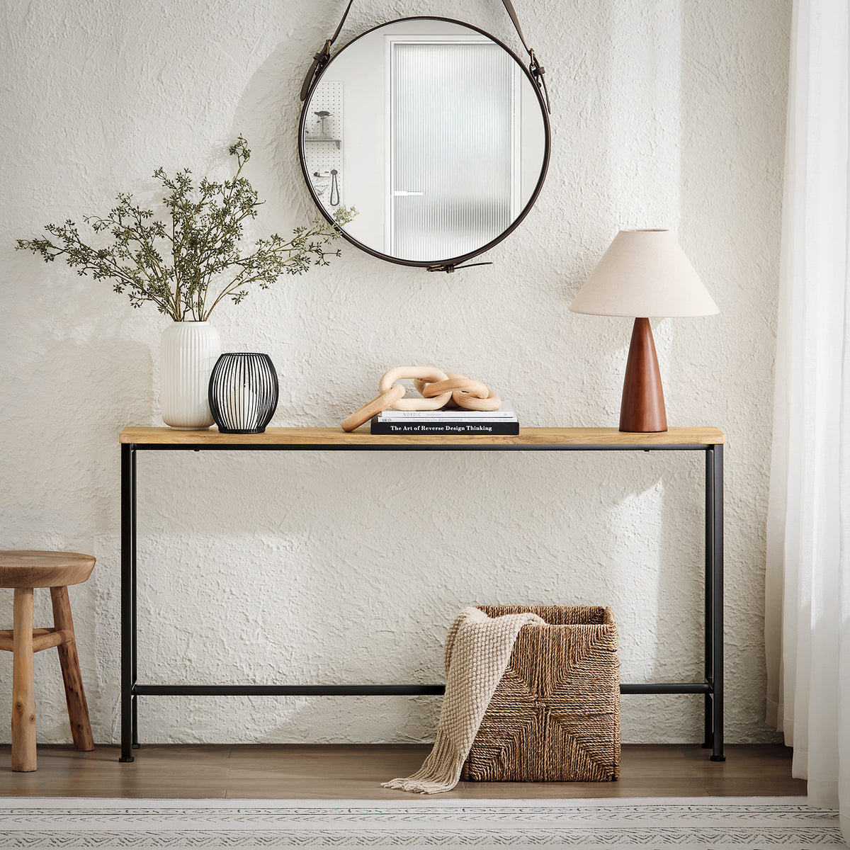 SoBuy FSB19-E, Console Table Hall Table Side Table End Table Living Room Sofa Table, Wood