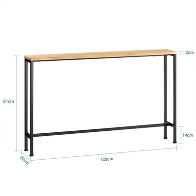 SoBuy FSB19-L-E, Console Table Hall Table Side Table End Table Living Room Sofa Table, Wood
