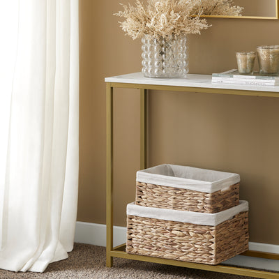 SoBuy FSB29-G, Console Table Side Table End Table Hall Table Living Room Table, Gold