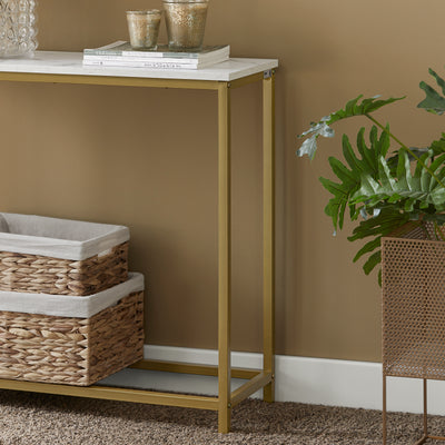 SoBuy FSB29-G, Console Table Side Table End Table Hall Table Living Room Table, Gold