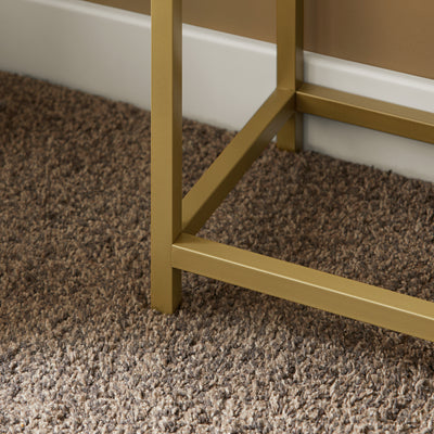 SoBuy FSB29-G, Console Table Side Table End Table Hall Table Living Room Table, Gold