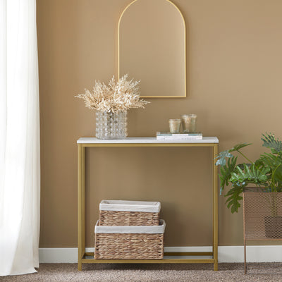 SoBuy FSB29-G, Console Table Side Table End Table Hall Table Living Room Table, Gold