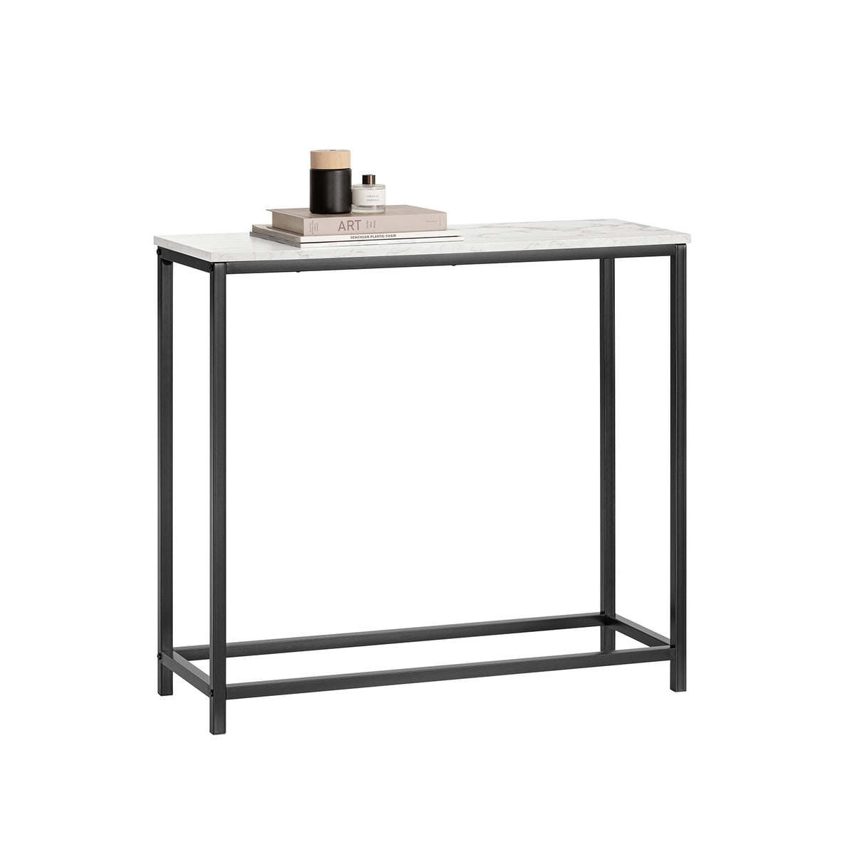 SoBuy FSB29-SCH, Console Table Side Table End Table Hall Table Living Room Table, Black