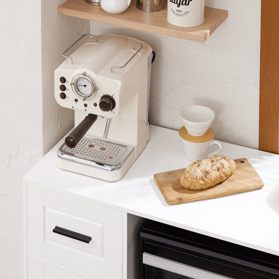 SoBuy FSB78-W, Sideboard Microwave Cabinet Dining Room Cupboard Kitchen Trolley, White