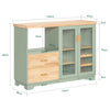 SoBuy FSB81-GR, Sideboard Microwave Oven Cabinet Kitchen Dining Room Storage Cabinet Cupboard