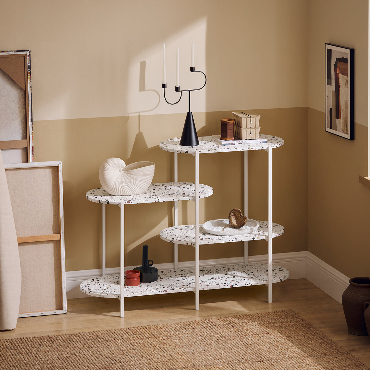 SoBuy FSB89-W, Console Table Hall Table Side Table End Table Living Room Sofa Table, White