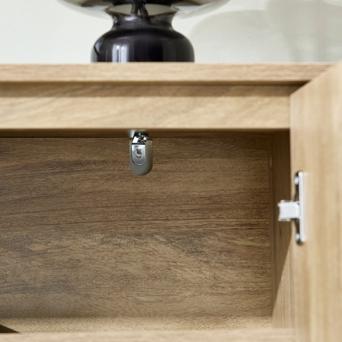 SoBuy FSB96-G, Hallway Shoe Cabinet Kitchen Dining Room Sideboard Storage Cabinet, Gold and Natural
