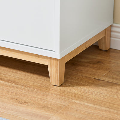 SoBuy FSB97-WN, Hallway Shoe Cabinet Kitchen Dining Room Living Room Storage Cabinet Sideboard, White