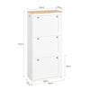 SoBuy FSR144-WN, 3 Drawers Shoe Cabinet Shoe Rack Shoe Storage Cupboard Organizer