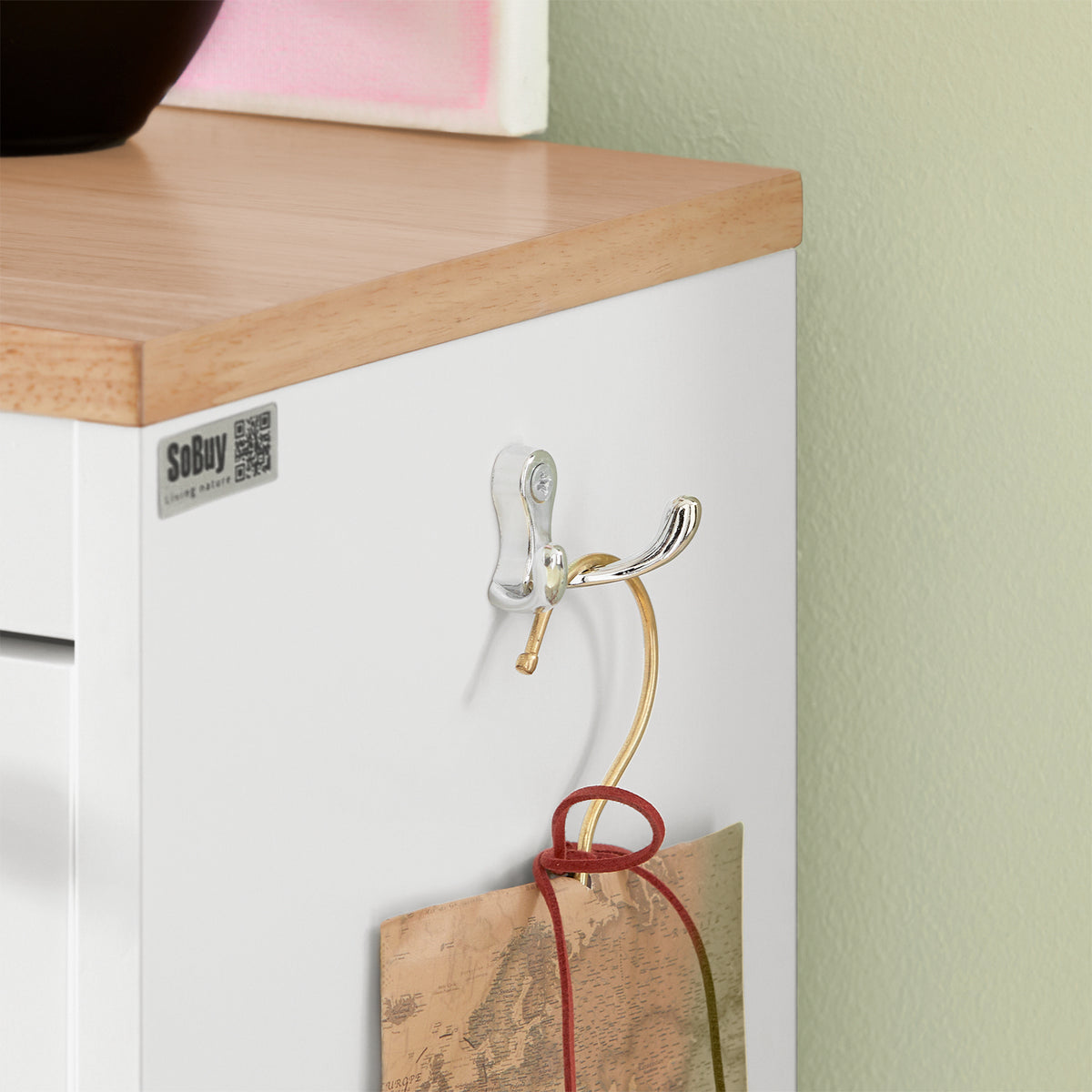 Pre-sale SoBuy FSR144-WN, 3 Drawers Shoe Cabinet Shoe Rack Shoe Storage Cupboard Organizer, White