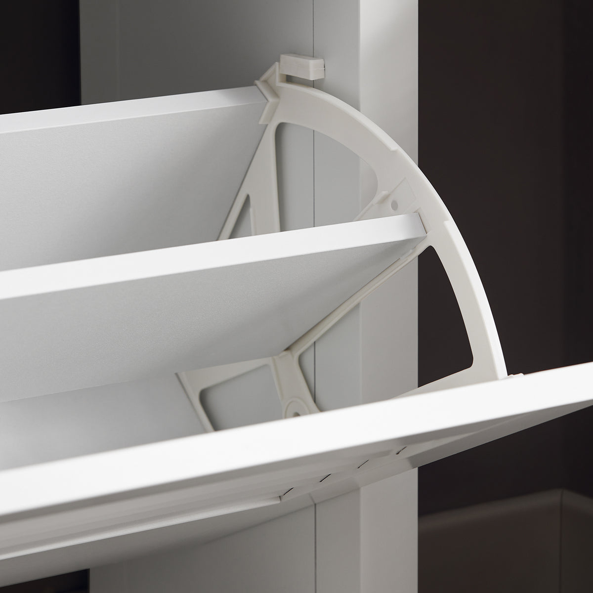 SoBuy FSR152-W, Hallway Shoe Cabinet Shoe Rack Shoe Storage Cupboard Organizer, White