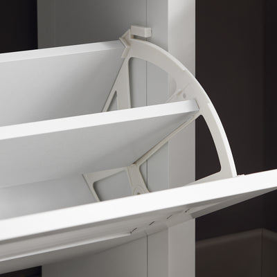 SoBuy FSR152-W, Hallway Shoe Cabinet Shoe Rack Shoe Storage Cupboard Organizer, White