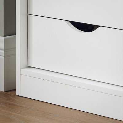SoBuy FSR153-W, Hallway Shoe Bench Shoe Rack Shoe Cabinet with a Sliding Door and Seat Cushion White W80 x D30 x H49cm