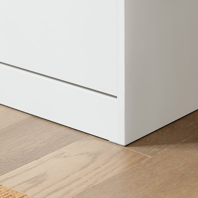 SoBuy FSR16-K-W, Hallway Shoe Bench Cabinet with Flip-drawer and Seat Cushion, White