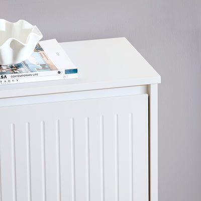 SoBuy FSR165-H-W, 3 Flip-drawers Shoe Cabinet Shoe Rack Shoe Storage Cupboard, White