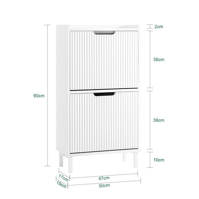 With dimensions of W50 x D19 x H90cm and a maximum capacity of 12kg, it ensures stability, durability, and everyday safety.