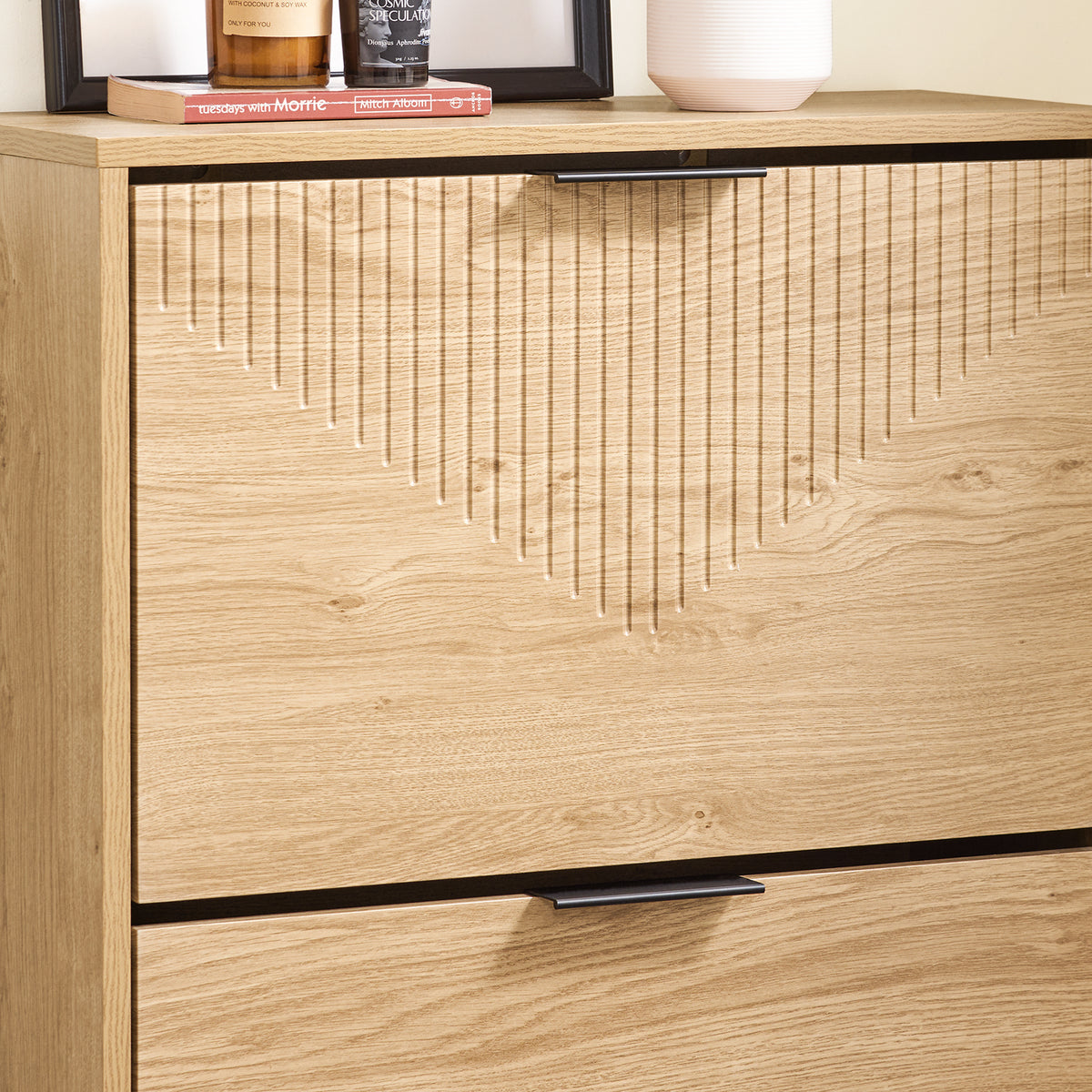 SoBuy FSR200-II-N, Slim Shoe Cabinet Storage Hallway with Flip Doors – Narrow Shoe Rack Cupboard Unit for 8 Pairs – Small Wooden Storage Cabinet for Hallways, Natural light wood texture, 60x24x83cm
