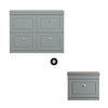 SoBuy FSR82-K-HG+FSR79-HG, Shoe Bench + Shoe Cabinet With Flip Drawers, 24cm Depth Grey Hallway Set
