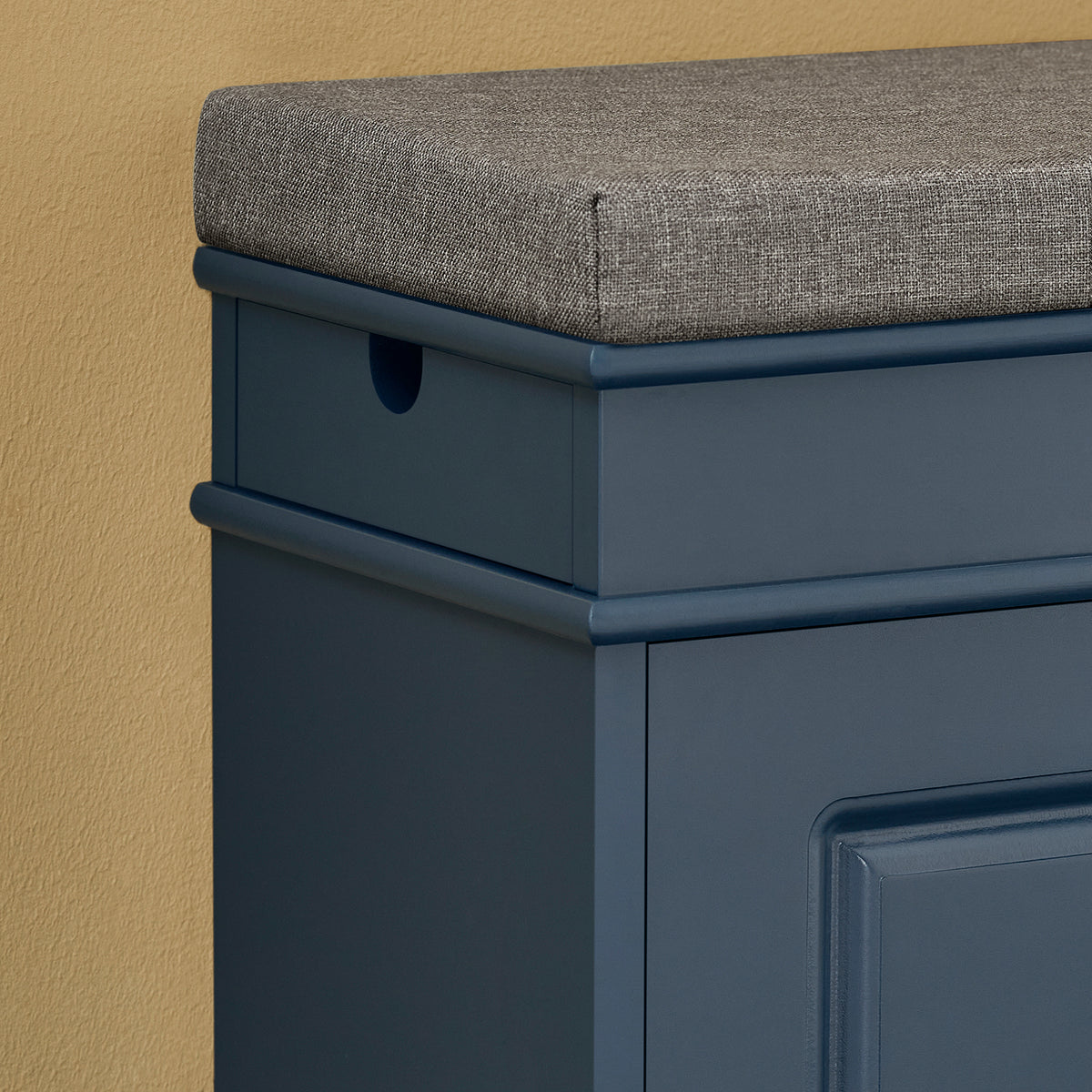 SoBuy FSR82-L-B Blue Slim Hallway Bench – Space-Efficient Design for Small Entryways