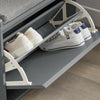 SoBuy FSR98-HG, Hallway Shoe Bench Shoe Rack Shoe Cabinet with Seat Cushion