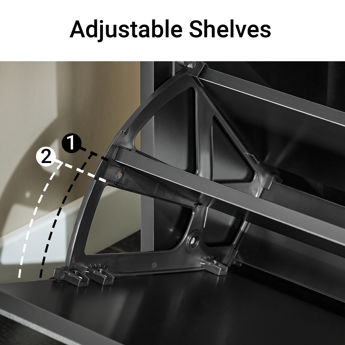 SoBuy FSR98-L-SCH, Shoe Storage Bench with Cushion - Shoe Rack & Cabinet with Flip Drawers, Modern Design, Space-Saving, 155kg Load Capacity, Ideal for Hallway & Living Room, Black W80 x D26 x H45cm