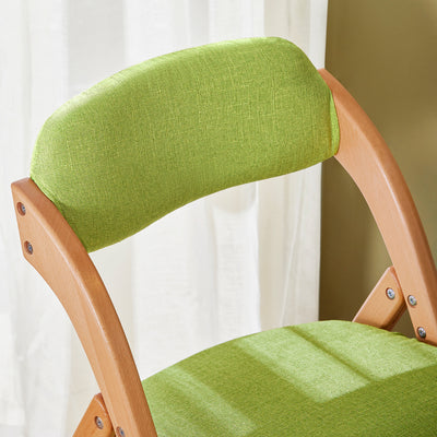 SoBuy FST92-GR one-second fold mechanism close-up – compact storage green ergonomic folding chair