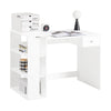 SoBuy FWT35-W, Home Office Table, Computer Desk Workstation with Storage Shelves