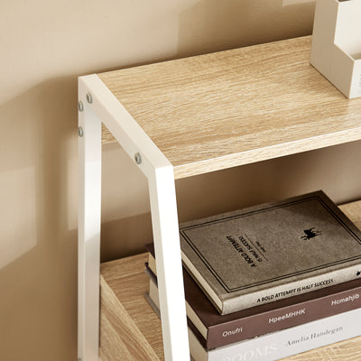 SoBuy FWT63-N, Home Office Table Desk Computer Desk with Storage Shelf, Wood