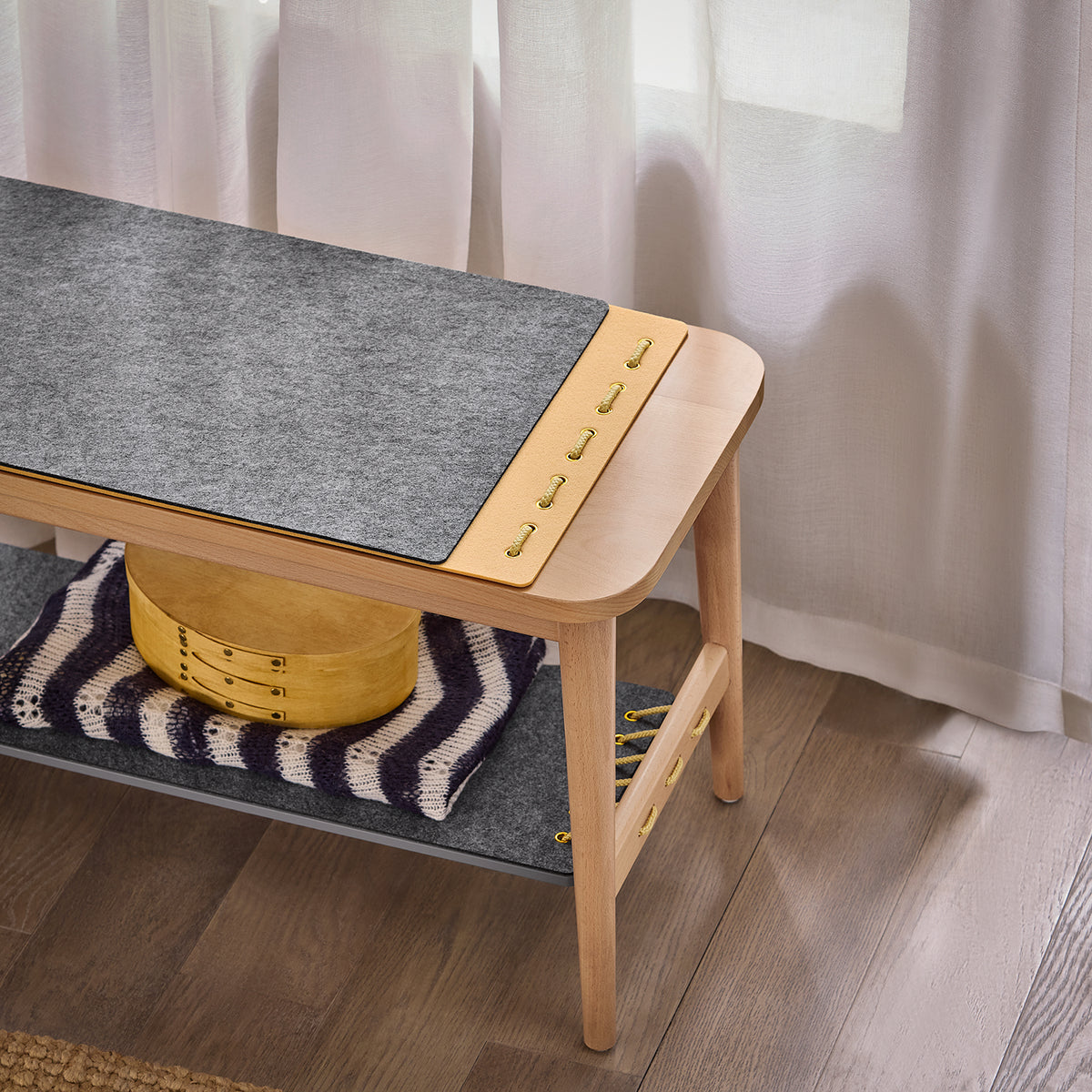 SoBuy HFSR01-N, Shoe Bench Shoe Storage Cabinet Hallway Bench Bed Bench, Wood