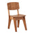 SoBuy HFST01-BR, Kitchen Chair Dining Chair Office Chair Desk Chair in Mortise and Tenon Structure, Brown