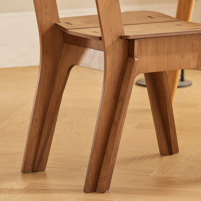 SoBuy HFST01-BR, Kitchen Chair Dining Chair Office Chair Desk Chair in Mortise and Tenon Structure, Brown