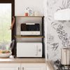 SoBuy KCR08-PF, Kitchen Appliances Storage Shelf Microwave Shelf Spice Rack with 2 Shelves