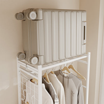 SoBuy KLS21-W, Heavy Duty Clothes Rail with Shelves on Wheels, White, 60x32x175cm - view 11
