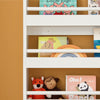 SoBuy KMB08-K-W, Wall Mounted 4 Tiers Children Kids Bookcase Storage Display Rack