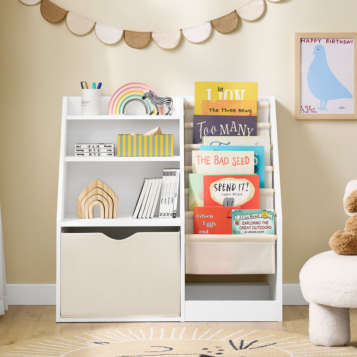 SoBuy FBT75-W Storage Cabinet for Home